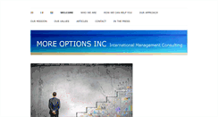 Desktop Screenshot of moreoptionsinc.com